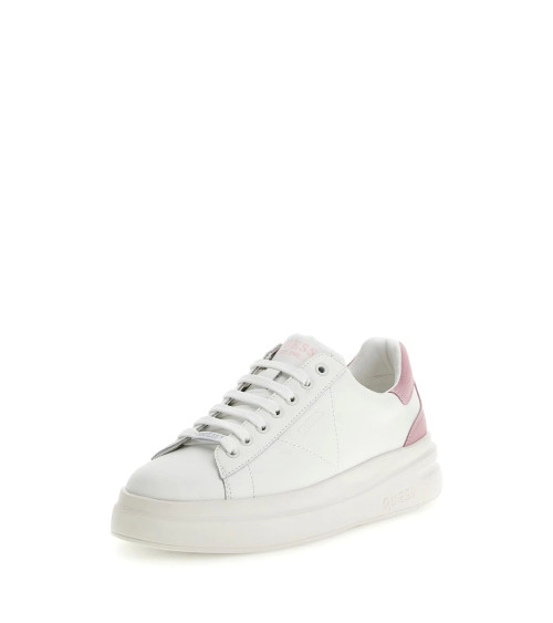 GUESS ELBINA Sneakers - White with Pink Details